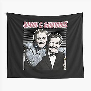 Simon & Garfunkel - Retro Aesthetic Meme British Humour Parody Tapestry