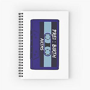 Artms Birth Cassette Spiral Notebook