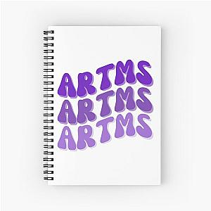 ARTMS Loona Kpop Girl Group Logo Spiral Notebook