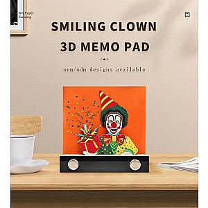 Artropad Clown Gift Omoshiroi Block Memo Pad
