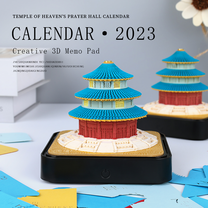 Artropad Palace Calendar Omoshiroi Block 3D Notepad