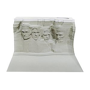 Artropad Mount Rushmore Omoshiroi Block 3D Notepad