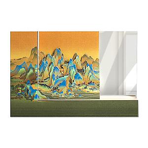 Artropad Mountain Landscape Sunset Omoshiroi Block 3D Notepad