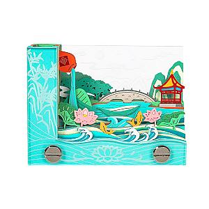 Artropad Lake Landscape Omoshiroi Block 3D Notepad