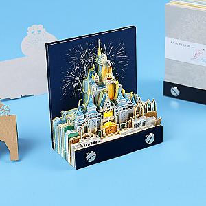 Artropad Castle With Light Omoshiroi Block 3D Memo Pad