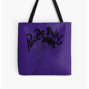 Purple swag asap rocky All Over Print Tote Bag RB0111