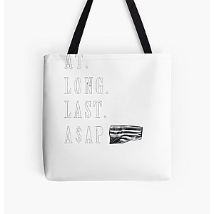 A$AP Rocky - At Long Last ASAP (ALLA) on black  All Over Print Tote Bag RB0111