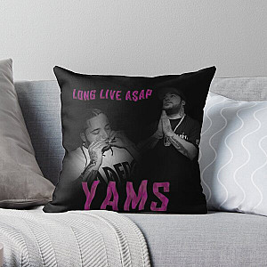 Long Live Asap Yams Throw Pillow RB0111