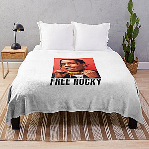 Free Rocky Asap For Fans Throw Blanket RB0111
