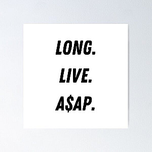 Long Live Asap Poster RB0111
