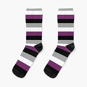 Asexual Flag Socks - Asexual Flag Socks RB1901