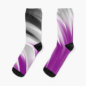 Asexual Flag Socks - Asexual scratches Socks RB1901