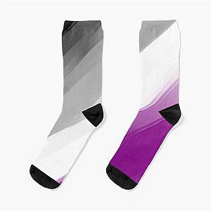 Asexual Flag Socks - Asexual flag Socks RB1901