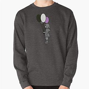 Asexual Flag Sweatshirts - Asexual Flag Subtle Pullover Sweatshirt RB1901