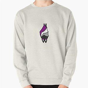 Asexual Flag Sweatshirts - Asexual pride bat Pullover Sweatshirt RB1901