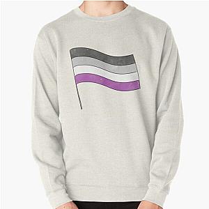 Asexual Flag Sweatshirts - Asexual Pride Flag Pullover Sweatshirt RB1901