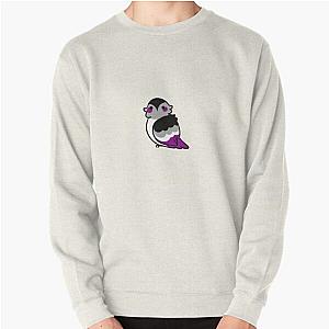 Asexual Flag Sweatshirts - Asexual pride bird Pullover Sweatshirt RB1901