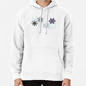 Asexual Flag Hoodies - Asexual Snowflakes Pullover Hoodie RB1901