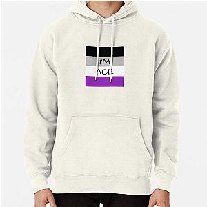 Asexual Flag Hoodies - ASEXUAL FLAG I'M ACE ASEXUAL T-SHIRT Pullover Hoodie RB1901