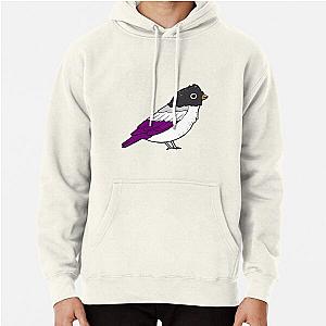 Asexual Flag Hoodies - Asexual Bird for Asexuals Pullover Hoodie RB1901