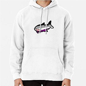 Asexual Flag Hoodies - Asexual Shark Pullover Hoodie RB1901