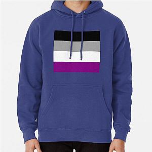 Asexual Flag Hoodies - LGBTQ Asexual Flag - June Pride Month Asexual flag Pullover Hoodie RB1901