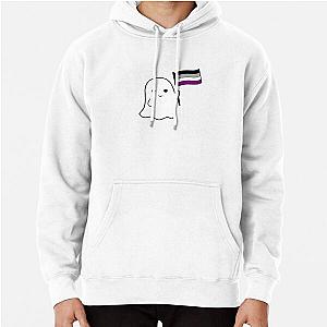 Asexual Flag Hoodies - Asexual Pride Ghost Pullover Hoodie RB1901