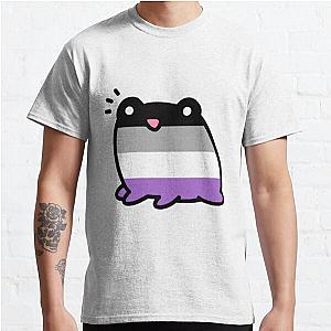 Asexual Flag T-Shirts - Cute Asexual Pride Flag Frog Classic T-Shirt RB1901