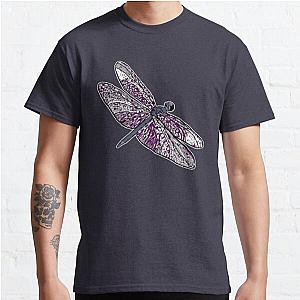 Asexual Flag T-Shirts - Asexual Dragonfly Classic T-Shirt RB1901