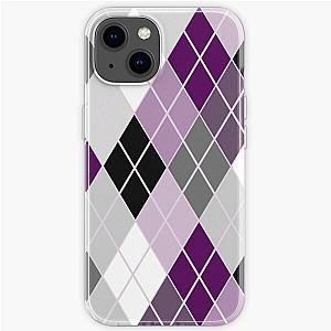 Asexual Flag Cases - Asexual Pride Argyle iPhone Soft Case RB1901