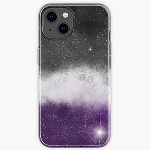 Asexual Flag Cases - Asexual pride galaxy iPhone Soft Case RB1901