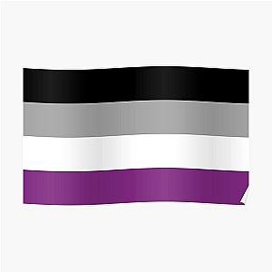 Asexual Flag Posters - Asexual Pride Flag Poster RB1901