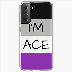 Asexual Flag Cases - ASEXUAL FLAG I'M ACE ASEXUAL T-SHIRT Samsung Galaxy Soft Case RB1901