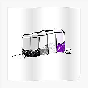 Asexual Flag Posters - Asexualitea Poster RB1901