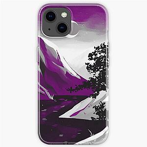 Asexual Flag Cases - Asexual Pride Mountain iPhone Soft Case RB1901