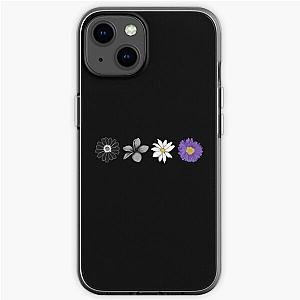 Asexual Flag Cases - Pastel Flowers. Asexual Pride iPhone Soft Case RB1901