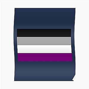 Asexual Flag Posters - LGBTQ Asexual Flag - June Pride Month Asexual flag Poster RB1901