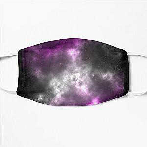 Asexual Flag Face Masks - Asexual Pride Galaxy Flat Mask RB1901