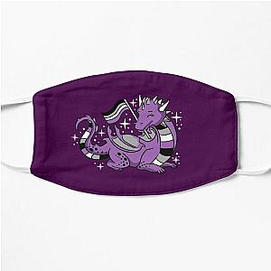 Asexual Flag Face Masks - Ace Pride Dragon For Asexual Pride Day Flat Mask RB1901