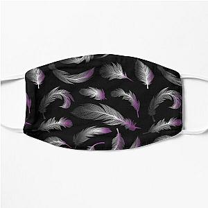 Asexual Flag Face Masks - Asexual pride Feathers Flat Mask RB1901