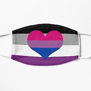 Biromantic Asexual Flag - Asexual Biromantic Pride Flag Flat Mask RB1901