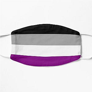 Asexual Flag Face Masks - LGBTQ Asexual Flag - June Pride Month Asexual flag Flat Mask RB1901