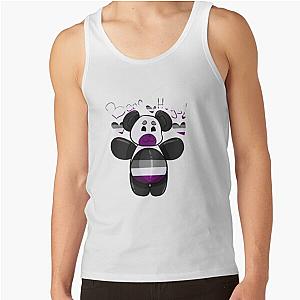 Asexual Flag Tank Tops - Asexual Pride Flag Bear Tank Top RB1901