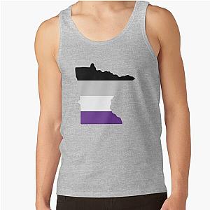 Asexual Flag Tank Tops - Minnesota Asexual Pride Tank Top RB1901