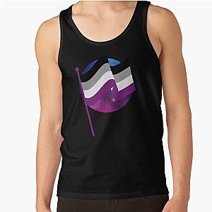 Asexual Flag Tank Tops - Asexual Flag Tank Top RB1901