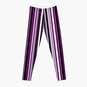 Asexual Flag Leggings - Asexual Pride Flag Colors Leggings RB1901