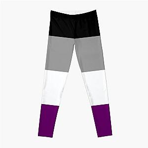 Asexual Flag Leggings - Full Size Asexual Pride Leggings RB1901