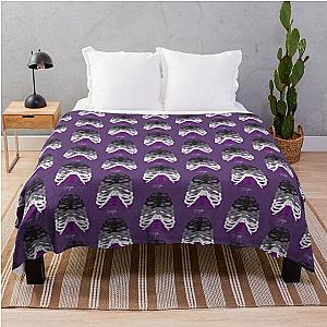 Asexual Flag Blanket - Asexual pride flag rib cage Throw Blanket RB1901