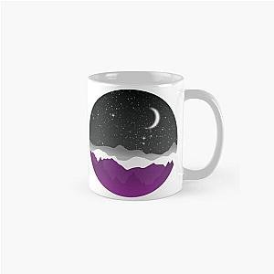 Asexual Flag Mugs - Asexual Night Mountains Landscape Classic Mug RB1901