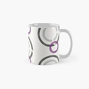 Asexual Flag Mugs - Asexual Circles Flag Classic Mug RB1901